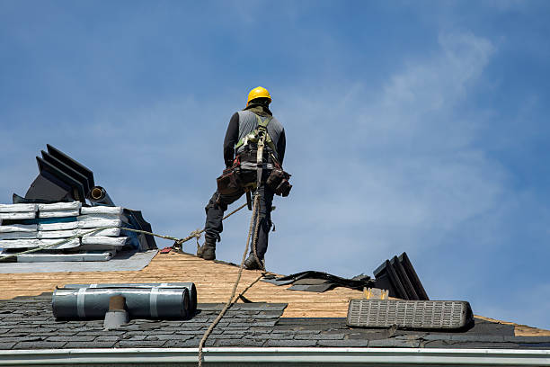 Professional Roofing technician working in Lavallette, NJ